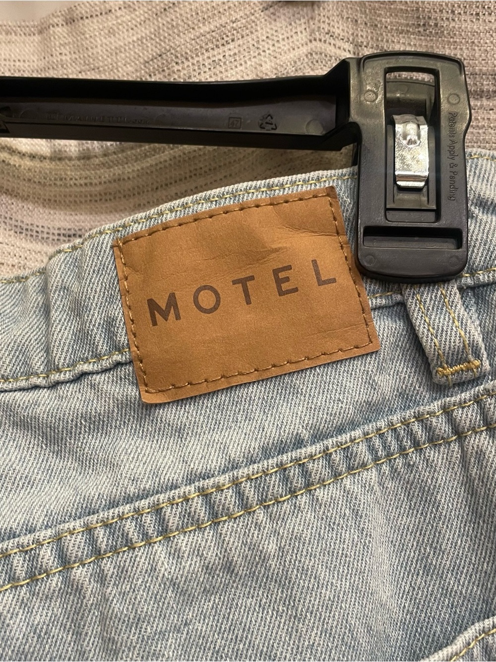 Motel Rocks Light Blue Skinny Jeans - Picture 4 of 5